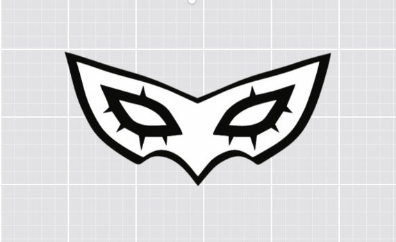 Persona 5 Joker Mask Layered Decal Etsy