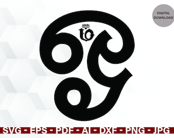 Om シンボル svg、タミル語 OHM svg、オーム、タミル語 svg、ヒンドゥー教 svg、タミル語、タミル語の文字、Cricut および Silhouette カット ファイル、タンブラー、T シャツ デザイン用、