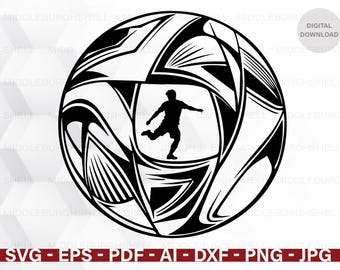 Soccer Ball , Football, Sports SVG, Clipart Cut Files (Digital Download)