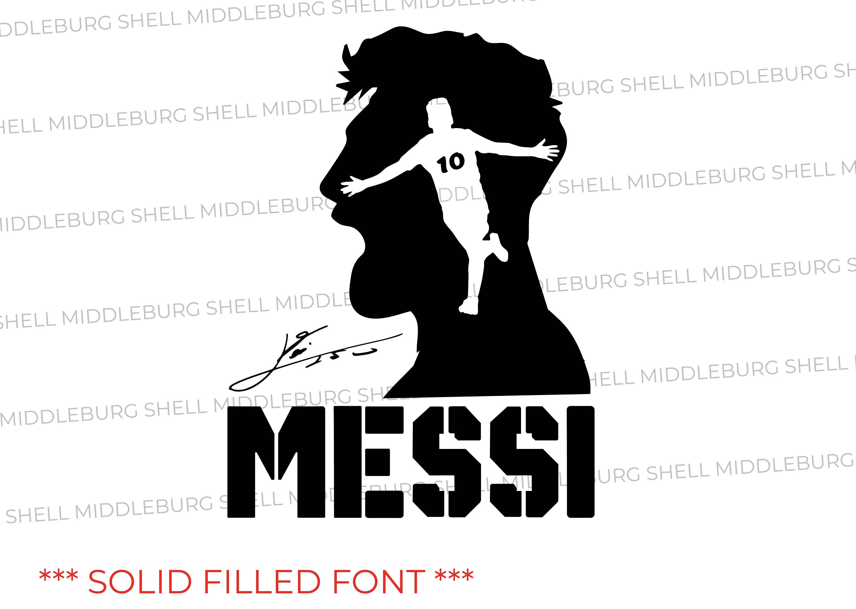 Messi Svg Lionel Messi Digital Art Football Soccer Leo - Etsy Australia