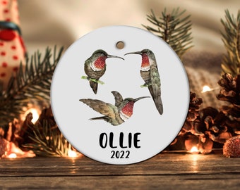 Kolibri Ornament, Kolibri Geschenk, Weihnachtsschmuck, Kolibri Weihnachtsbaum Dekor, Kolibri Geschenk LOC167