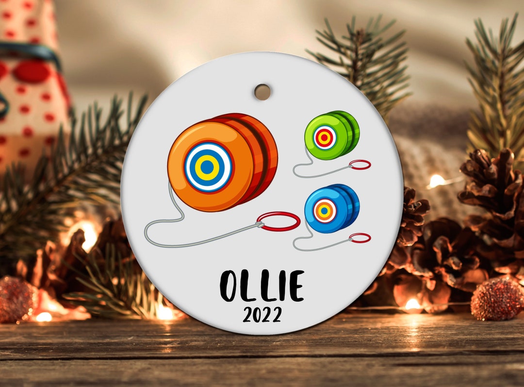 Personalized Yoyo Ornament, Yoyo Gift, Yoyo Christmas Ornament, Yoyo