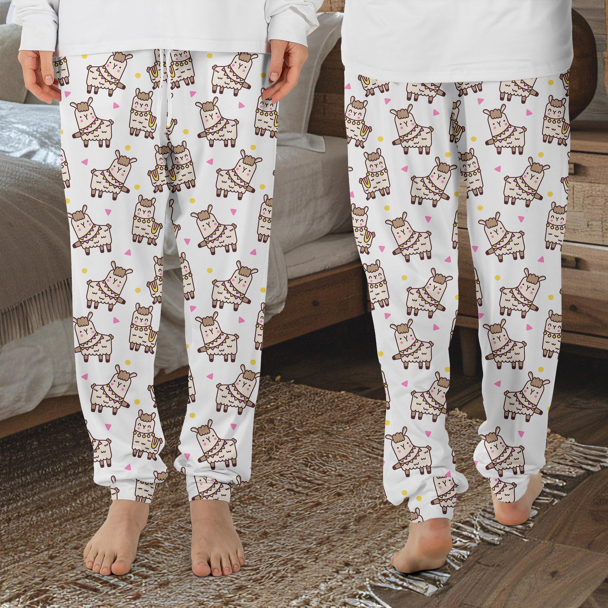 Llama Pajama Pants Etsy