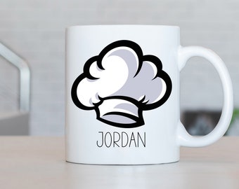Chef Mug, Personalized Chef Coffee Cup, Chef Present, Chef Gift Ideas, Chef Birthday Gifts LL47