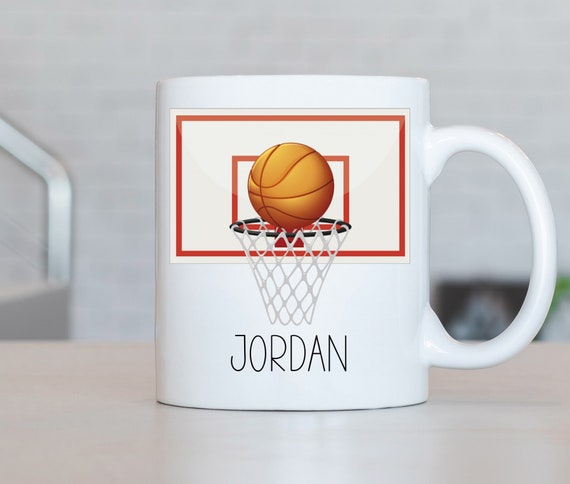 Tazza da basket, coppa di caffè da basket personalizzata, regalo di basket,  idee regalo di basket, regali di compleanno di basket LB33 -  Italia
