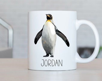 Taza Pinguin, Taza de café Pinguin personalizada, Pinguin presente, Pinguin Ideas de regalos, Pinguin regalos de cumpleaños LL70