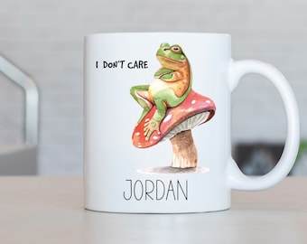 Frog Mug, Personalized Frog Coffee Cup, Frog Present, Frog Gift Ideas, Frog Birthday Gifts LL66
