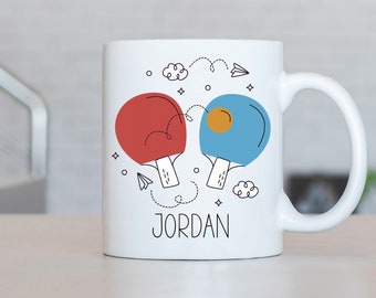 Ping-Pong Mug, Personalized Ping-Pong Coffee Cup, Ping-Pong Present, Ping-Pong Gift Ideas, Ping-Pong Birthday Gifts, Pingpong Mug LL172