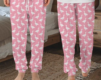 Goose Pajama Pants, Goose Pants, Goose Gift, Goose Present, PA73