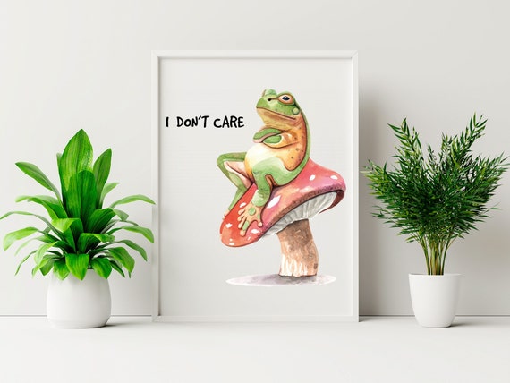 Frog Poster, Frog Gift, Frog Present, Frog Gifts Idea, Frog Print, Frog  Wall Art Decor, Frog Lover Gifts LP12 -  Canada