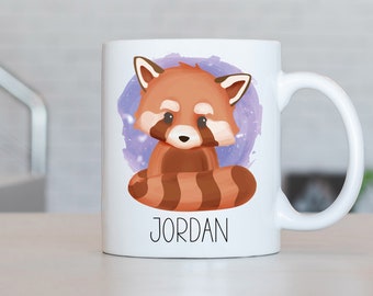 Taza red Panda, taza de café Red Panda personalizada, regalo Red Panda, ideas de regalos Red Panda, regalos de cumpleaños Red Panda LL212