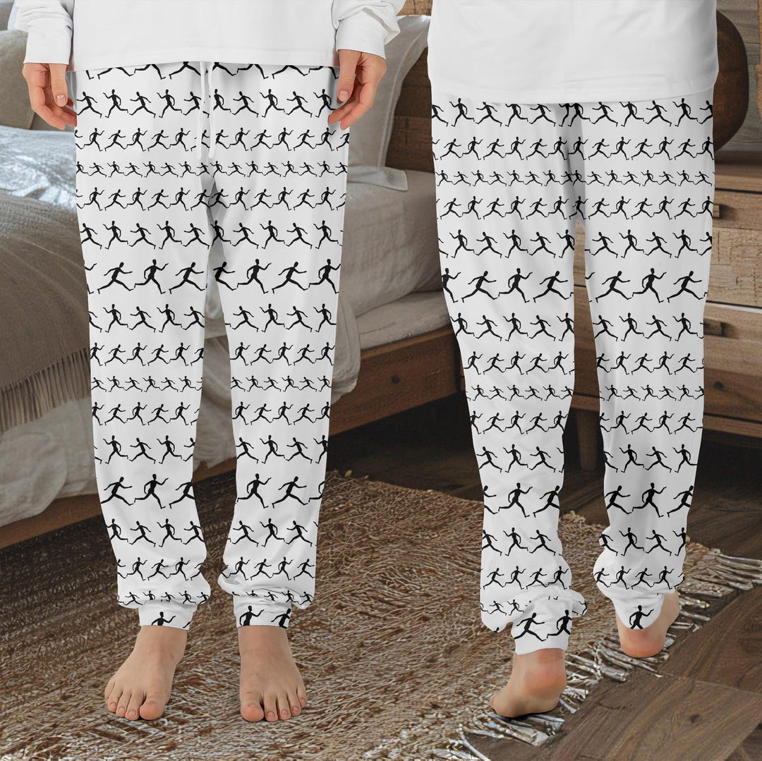 Running Pajama Pants, Running Pants, Running Gift, Running