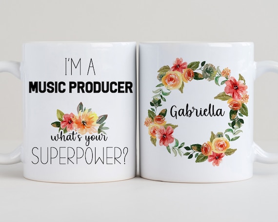 I'm a Music Producer What es Your Superpower Tasse, Musik-Hersteller  Geschenk, Musik-Hersteller Geschenk, Hersteller Kaffeetasse,  personalisierte Tassen LS104 - Etsy.de