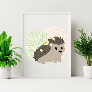 Hedgehog Poster, Hedgehog Gift, Hedgehog Present, Hedgehog Gifts Idea, Hedgehog Print, Hedgehog Wall Art Decor, Hedgehog Lover Gifts LP87