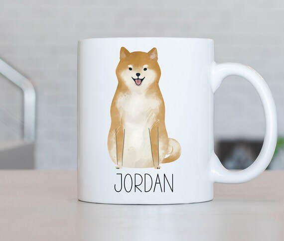 Shiba Inu Mug Personalized Shiba Inu Coffee Cup Shiba Inu