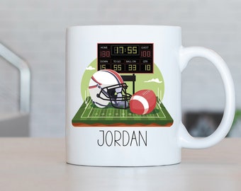 Rugby Player Mugs, Rugby Mug, Rugby Present, Rugby Gift Ideas, Personalized Rugby Coffee Cup, Rugby Birthday Gifts, Rugby Coach Gifts LB134