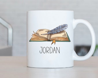 Tasse de poésie, Tasse à café de poésie personnalisée, Cadeau de poésie, Idées cadeaux de poésie, Cadeaux d’anniversaire de poésie LB175