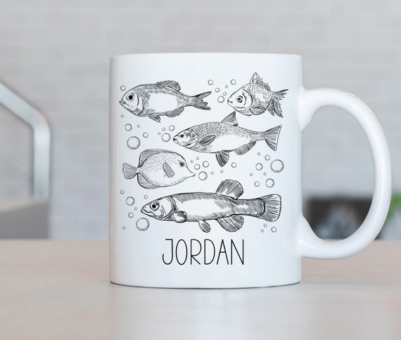 Fish Mug, Personalized Fish Coffee Cup, Fish Present, Fish Gift Ideas, Fish  Birthday Gifts, Fisherman Gift, Fish Lover Mug LL63 -  Canada