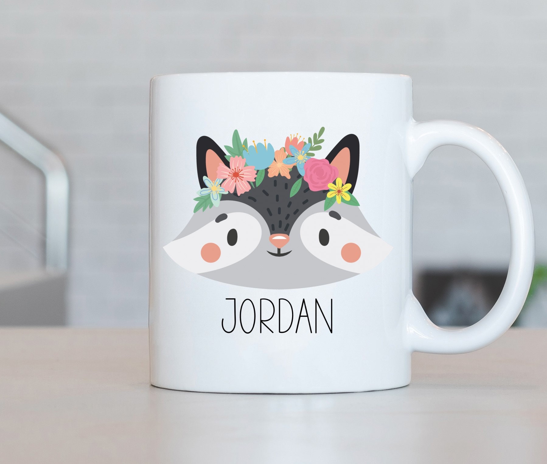 Waschbär Tasse Waschbär Kaffeetasse Waschbär Geschenk | Etsy