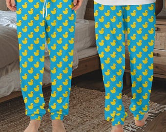 Duck Pajama Pants, Duck Pants, Duck Gift, Duck Present, PA16