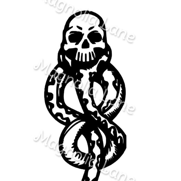 Dark Mark Death Eater Symbol PNG/SVG/JPG Files Printable, Cricut, Silhouette
