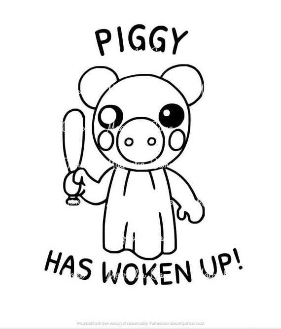 Piggy Roblox Game PNG/SVG/JPG Files Printable (Instant Download) 