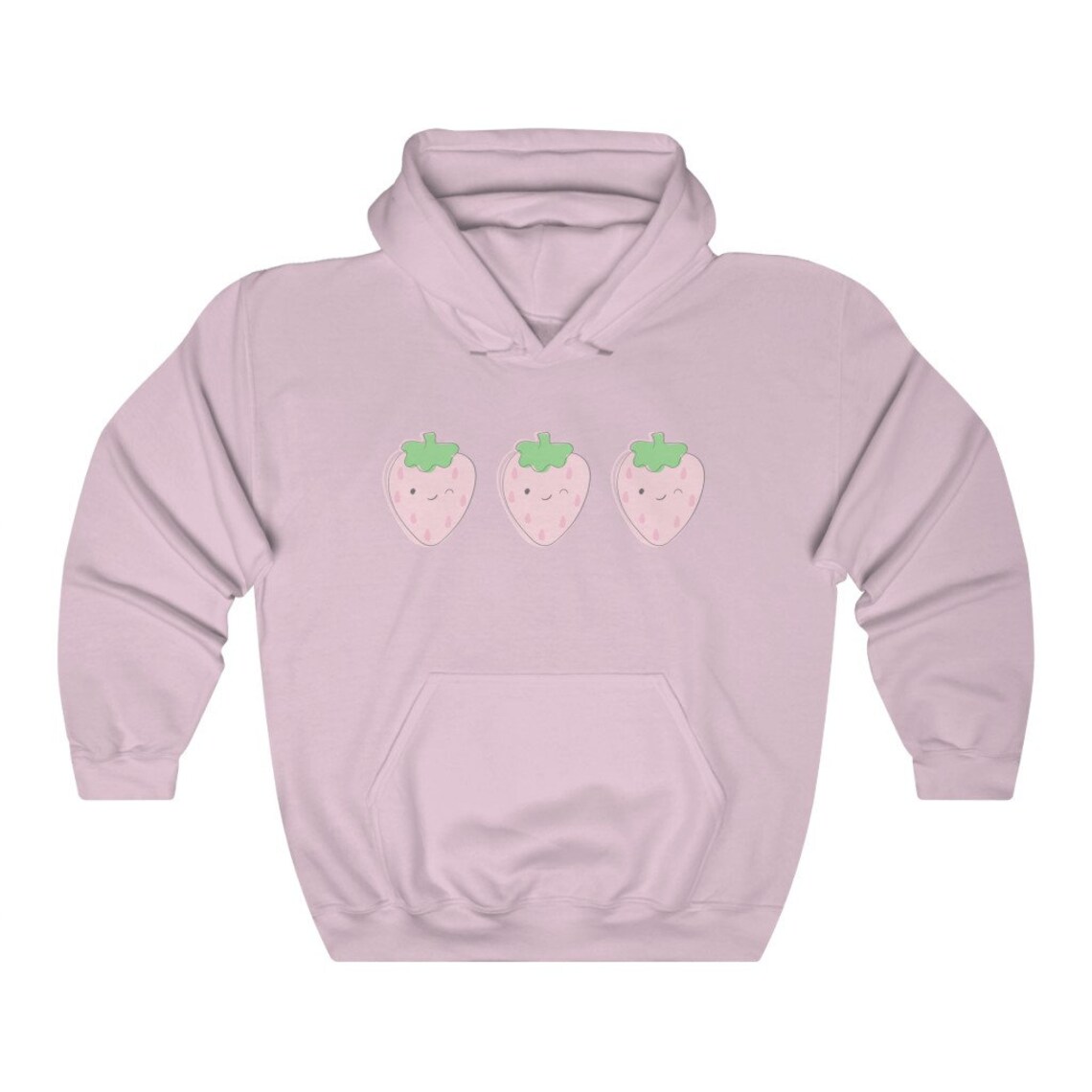 Strawberry Sweater Strawberry Hoodie Kawaii Sweatshirt Kawaii Etsy