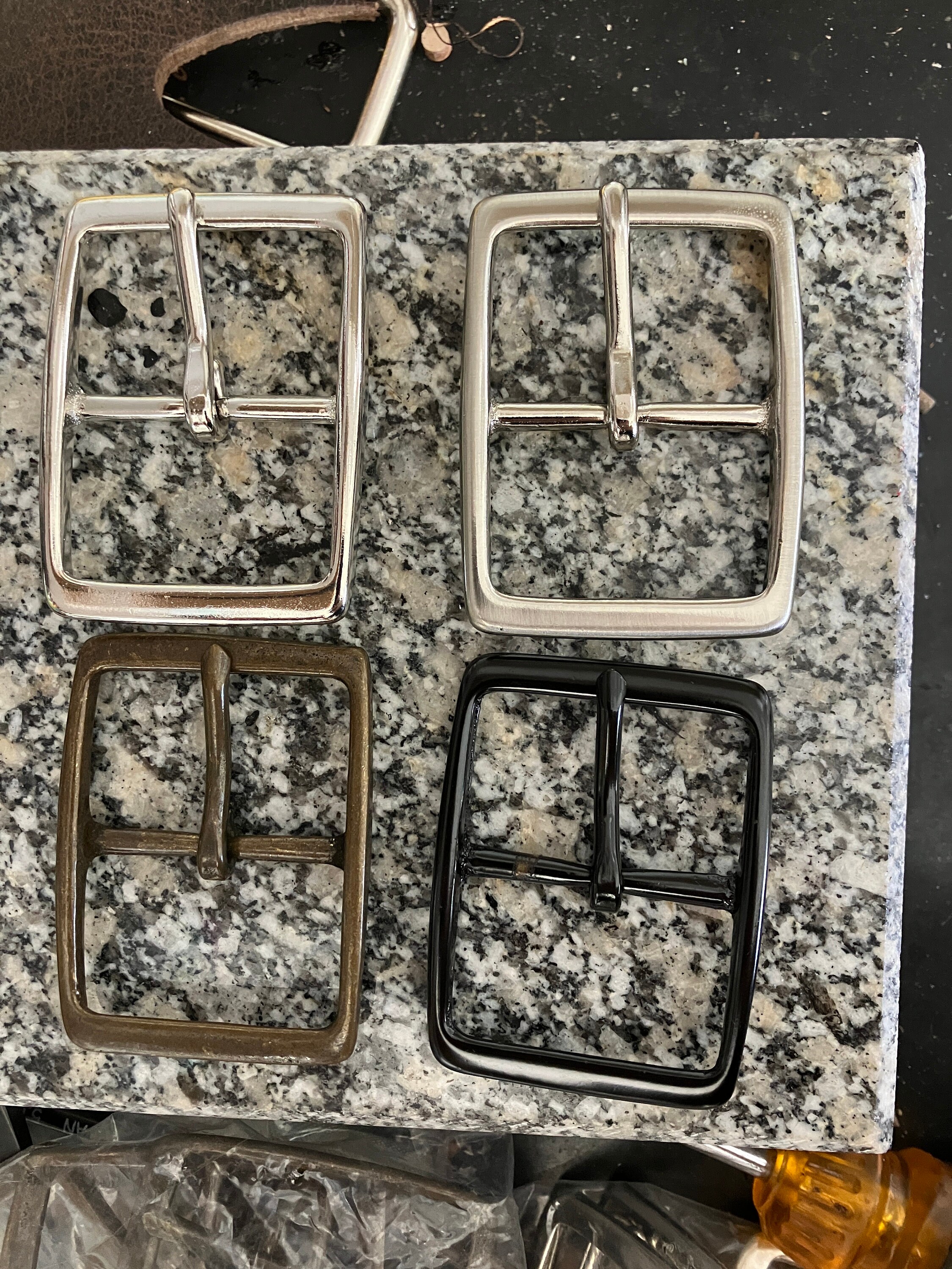 Heavy Duty Solid Leather Custom Fitted Belt Men, Women, Kids Plain Belt