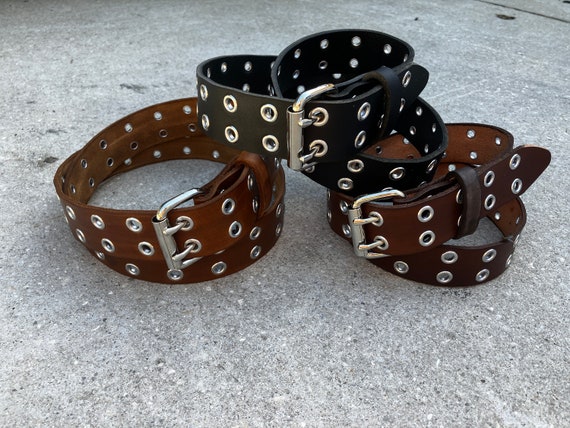 Double Hole Silver Gold Eyelet/grommet Belt