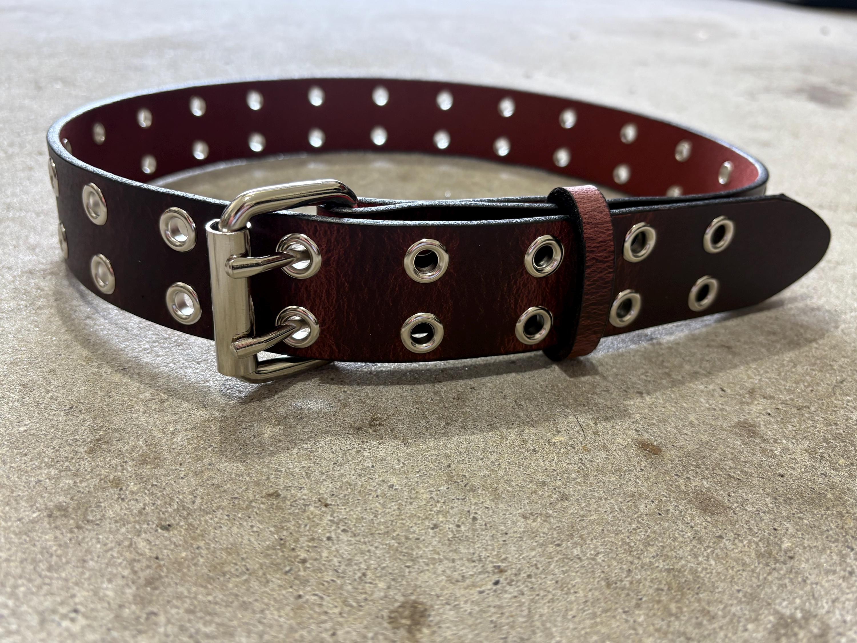 Vintage Belt Brown Leather 1.5\