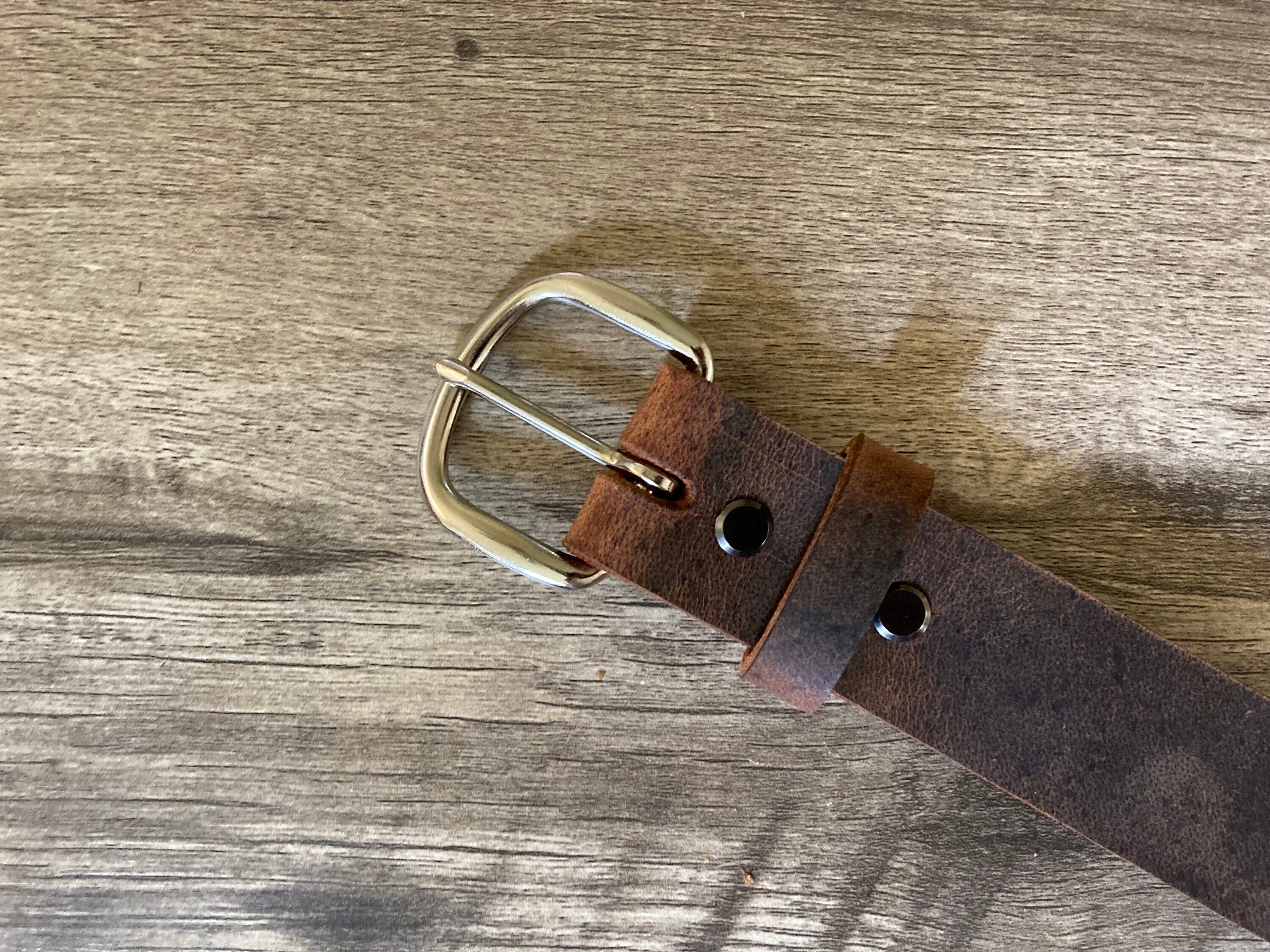 1 1/4 Custom Heavy Duty Leather Gun Belt Dress Belt Utility Etsy