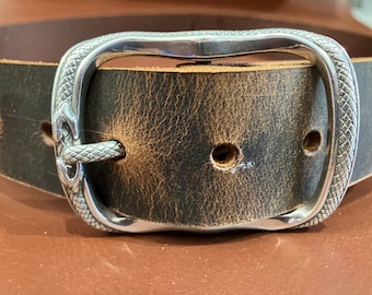 Infinity Snake Center Bar Buckle 1.5” (38mm) Belt Buckle