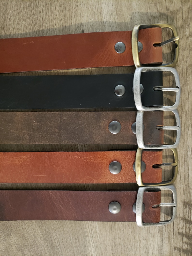 Custom Heavy Duty Leather Gun Belt Dress Belt Etsy