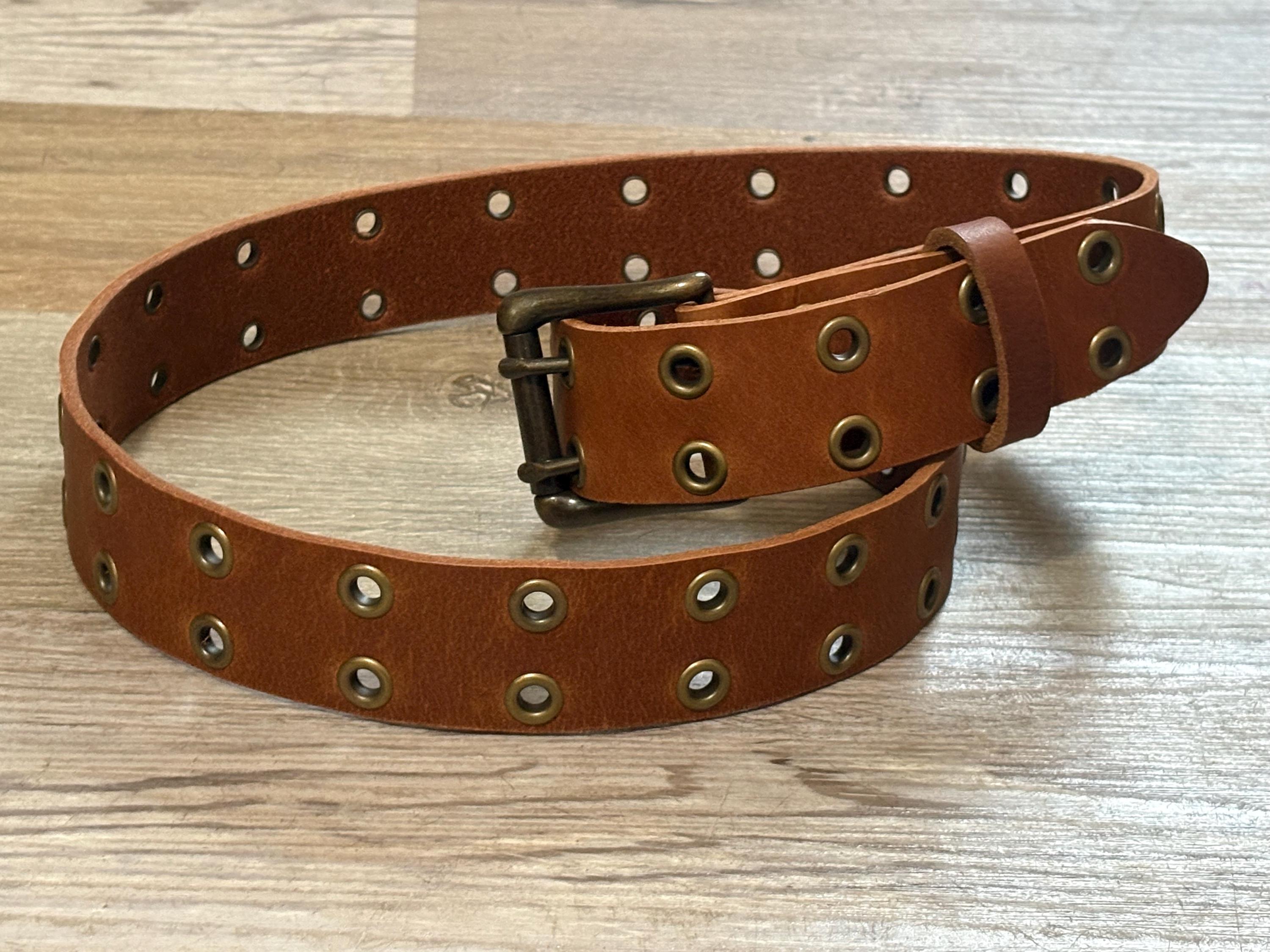 Vintage Belt Brown Leather 1.5\
