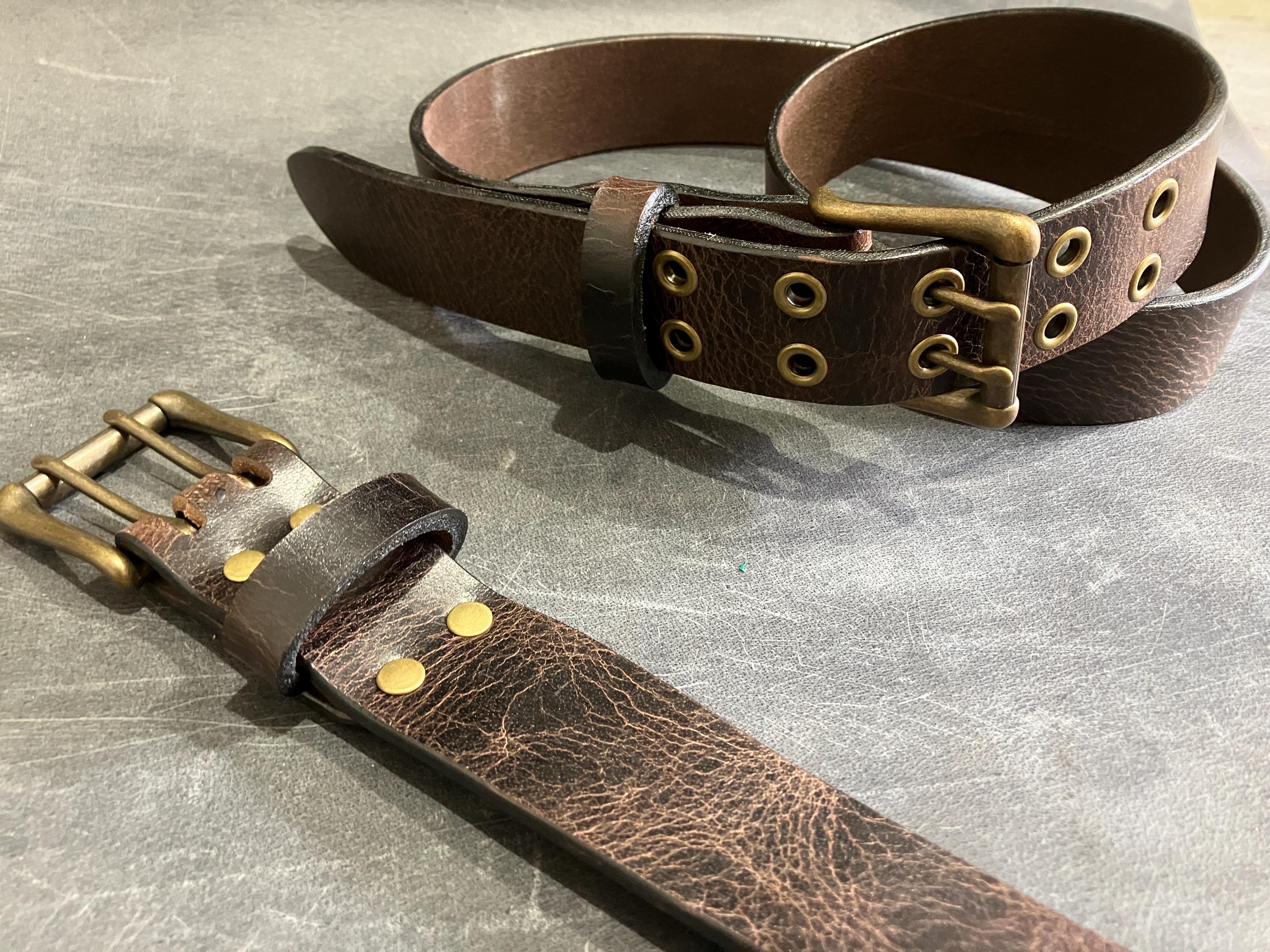 Chocolate Brown Belt - Etsy
