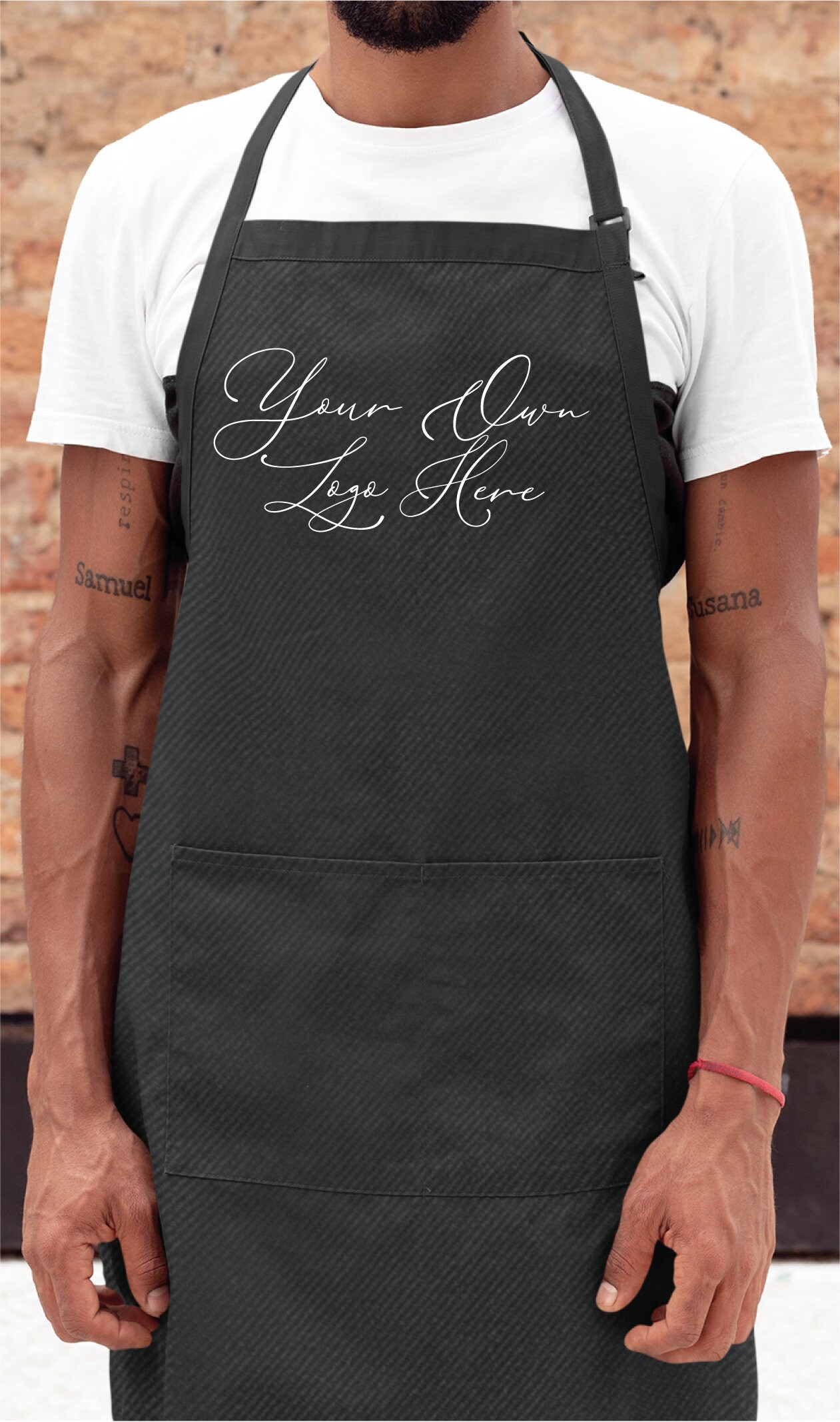 Logo Apron Custom Logo Apron Personalized Apron Bakery Etsy