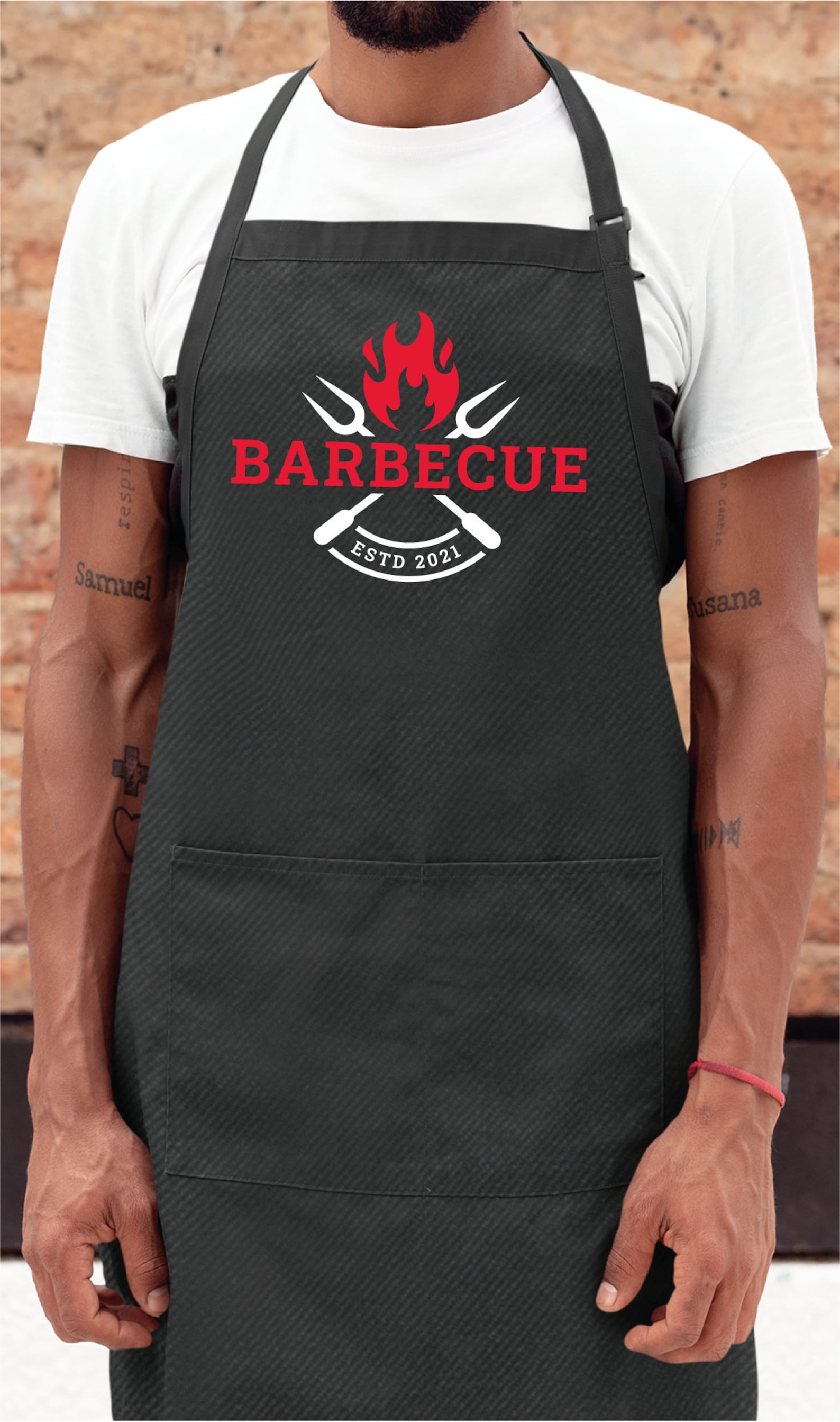 Custom BBQ Apron Barbecue Apron Grill Master Apron Etsy