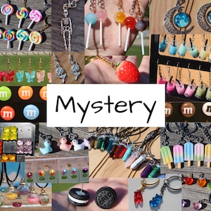 Mystery Jewelry Bundle | Mystery Earrings | Mystery Necklace | Mystery Keychain | Mystery Stud Earrings, Mystery Dangle Earrings