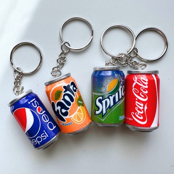 Realistic Soda Can Keychains, Coke Can Keyring, Coca-cola Can