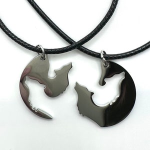 Magnetic Love Necklaces - Wolf - To The Alpha's Mate - There Is No