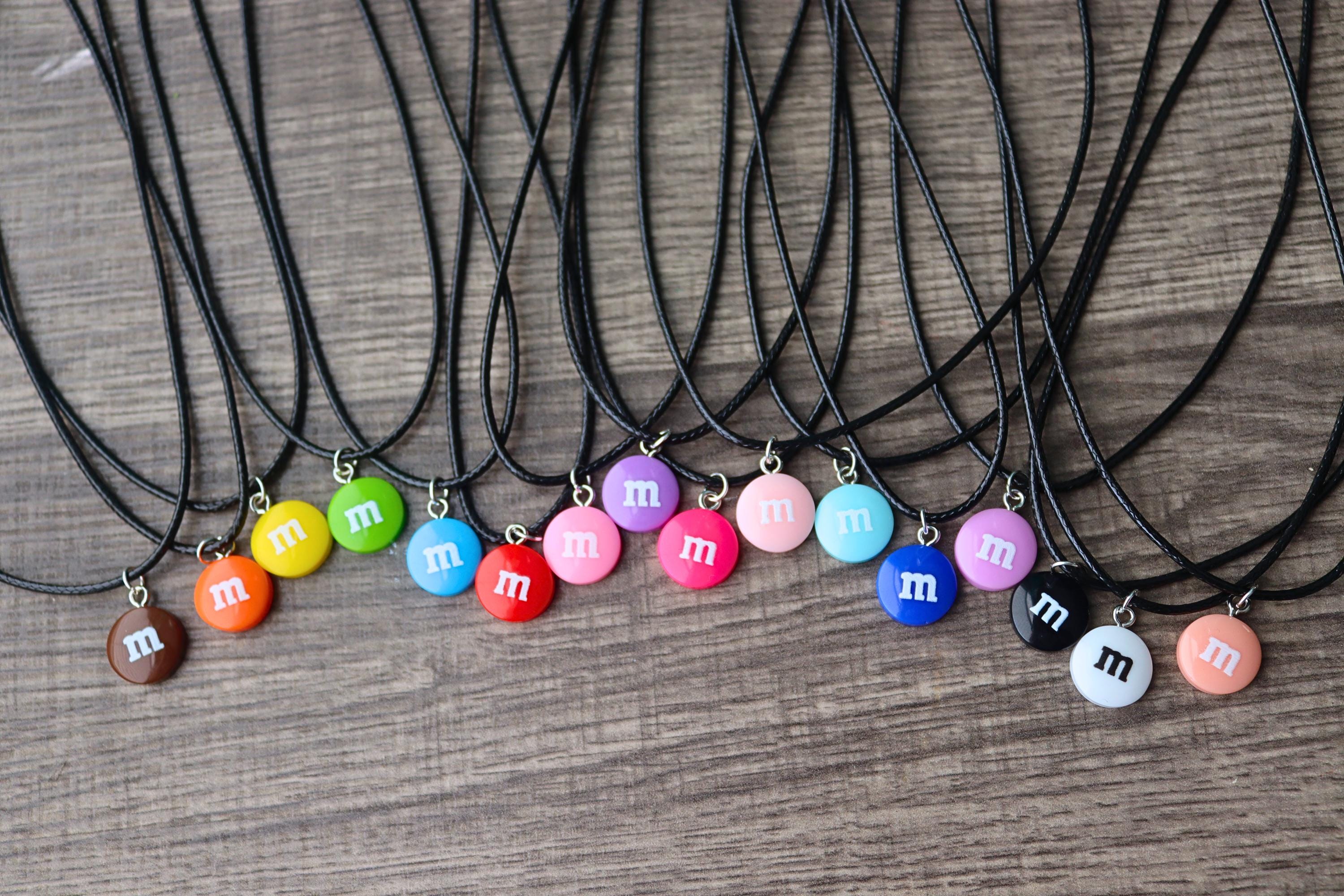 M&M Necklace | M and M Candy Necklace, Chocolate Necklace