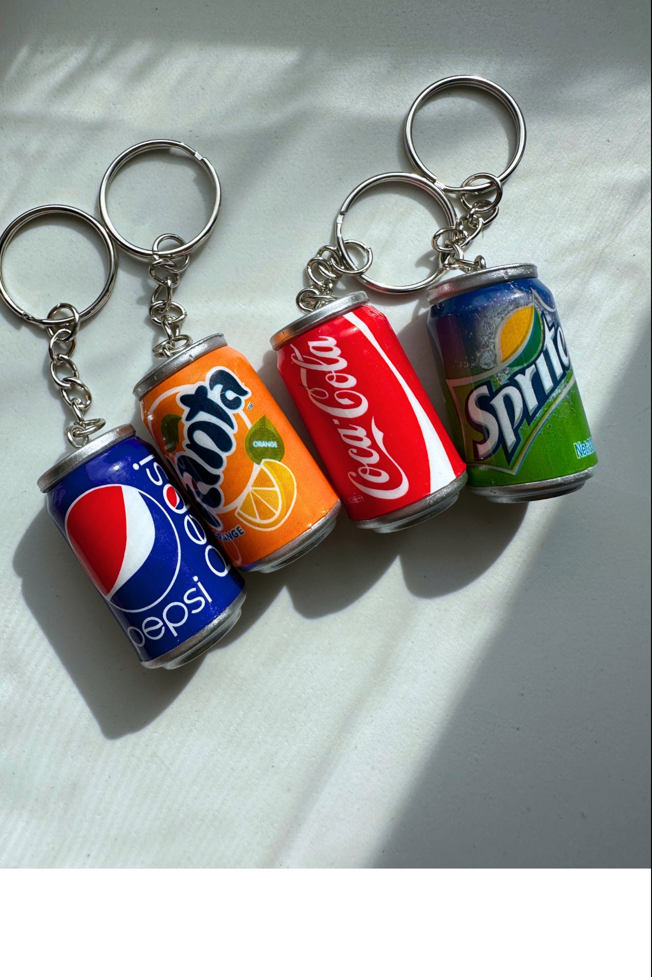 Realistic Soda Can Keychains, Coke Can Keyring, Coca-cola Can
