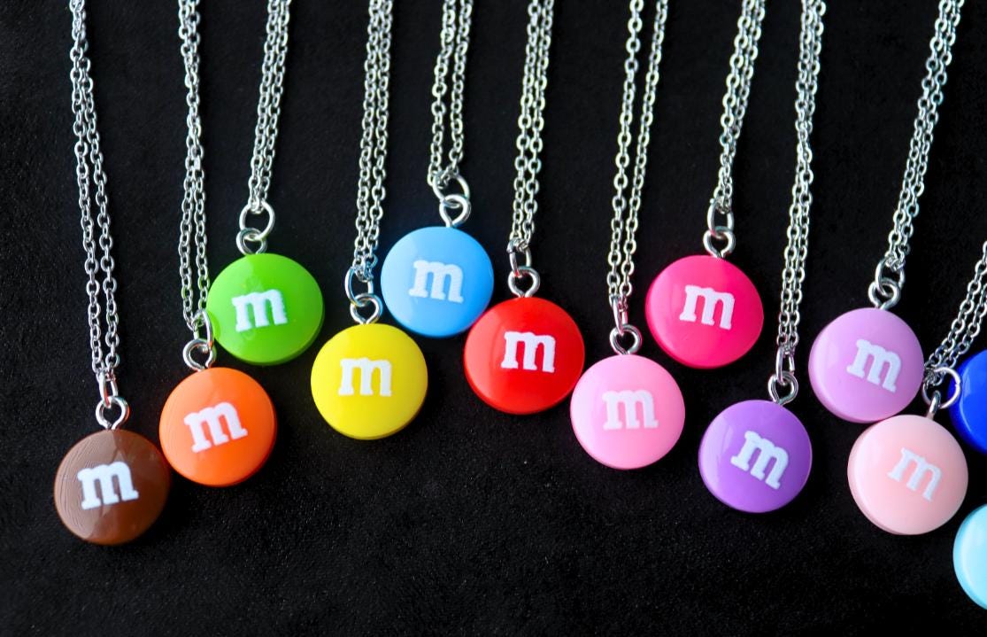 M and M Candy Charm - Etsy