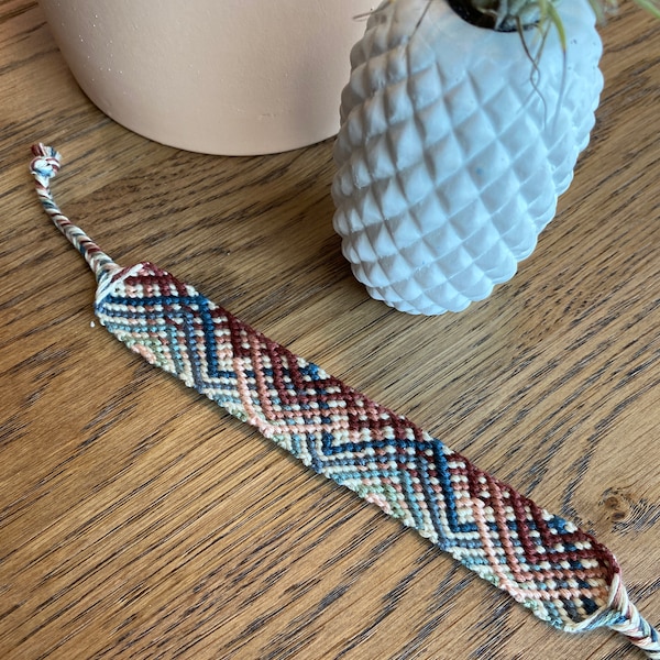 custom woven chevron friendship bracelet