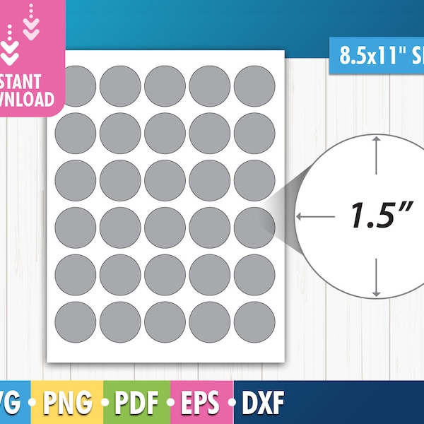1.5 Circles Download Printable - Etsy