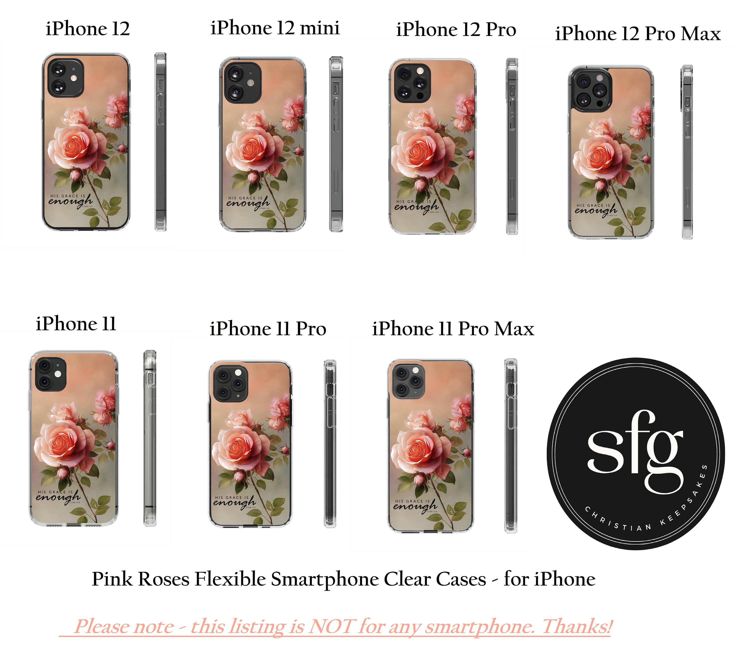 IPhone 14samsung Galaxy S21 Ultra Flexible Smartphone Clear Cases Pink