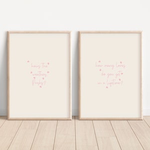 Magnolia Parks Merch, Set of 2 Prints, Reading Gifts, Instant Download, Daisy Haites, Gifts for Friends, Girly Art, Book Quote, Bookish Art