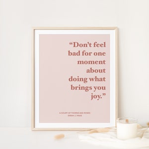 Acotar Merch, TikTok Book Quotes, A Court of Thorns and Roses, Fantasy Book Merchandise, Gifts for Readers, Wall Art, Bookish Decor, Feyre