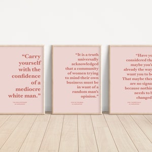 Ali Hazelwood Merch, Set of 3 Prints, Instant Wall Decor, Bookish Poster, Gifts for Readers, Aesthetic Decor, Love on the Brain, Hypothesis