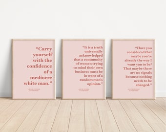 Ali Hazelwood Merch, Set of 3 Prints, Instant Wall Decor, Bookish Poster, Gifts for Readers, Aesthetic Decor, Love on the Brain, Hypothesis